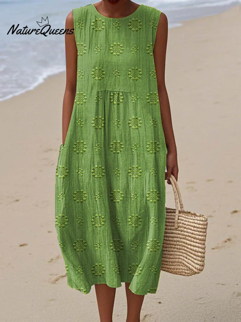 Élodie | Geborduurde Rijgvrije Jurk