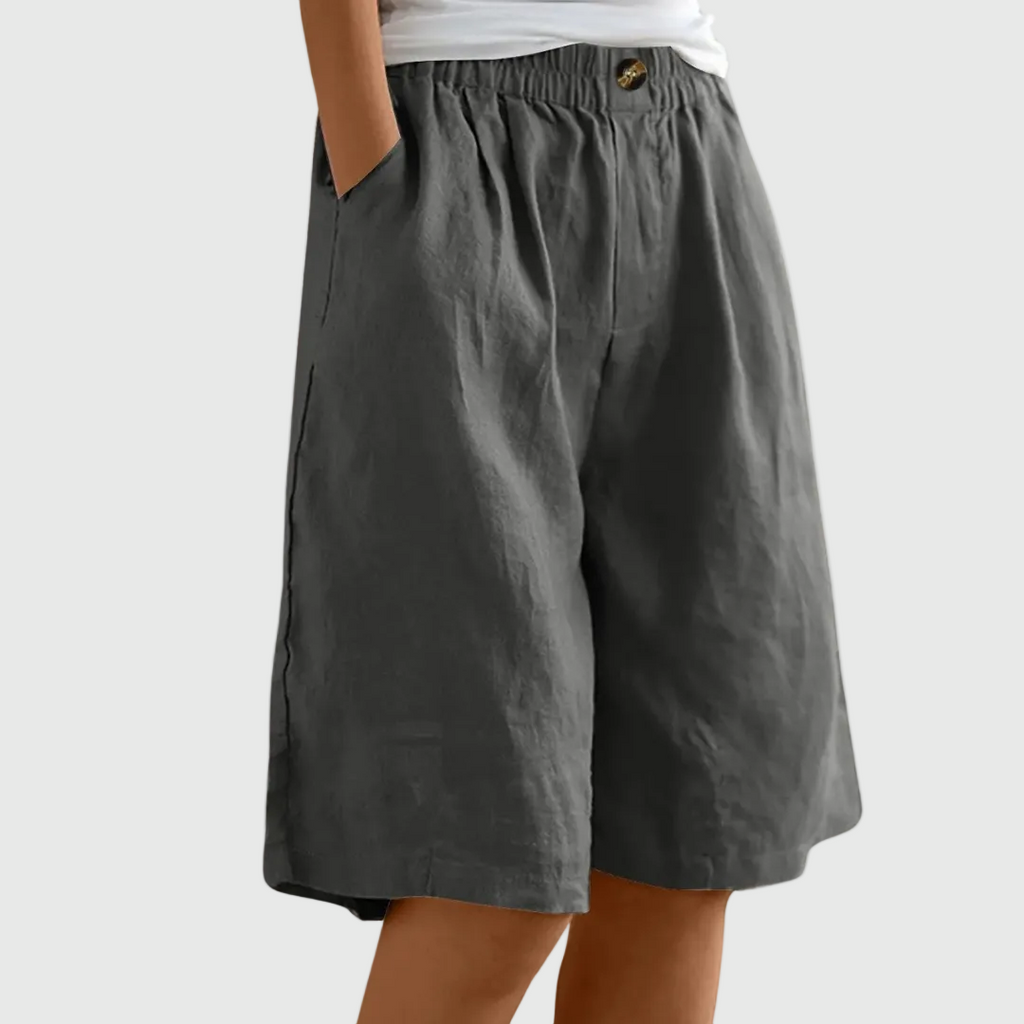Anne | Ruime, Comfortabele Shorts met Elastische Taille