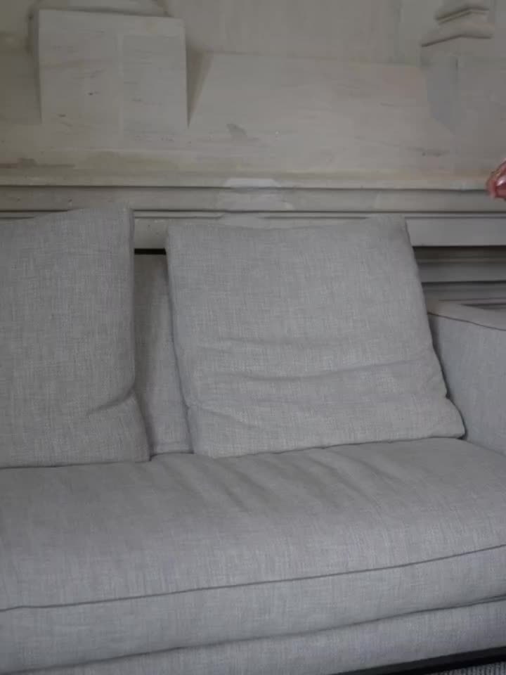 Capucine™ — Gestreepte Colorblock Trui in Roze & Oranje