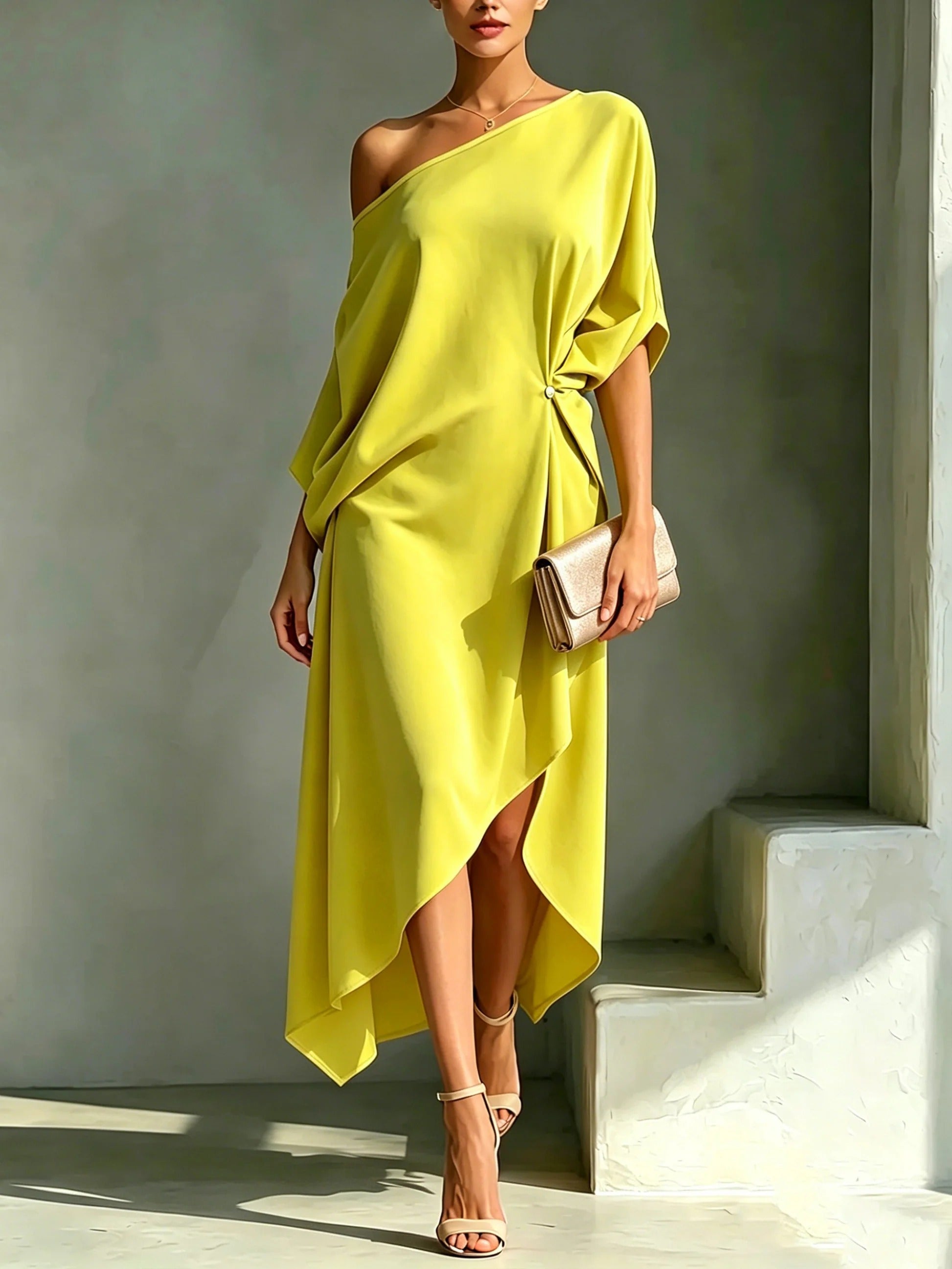 Emma | Elegante asymmetrische jurk