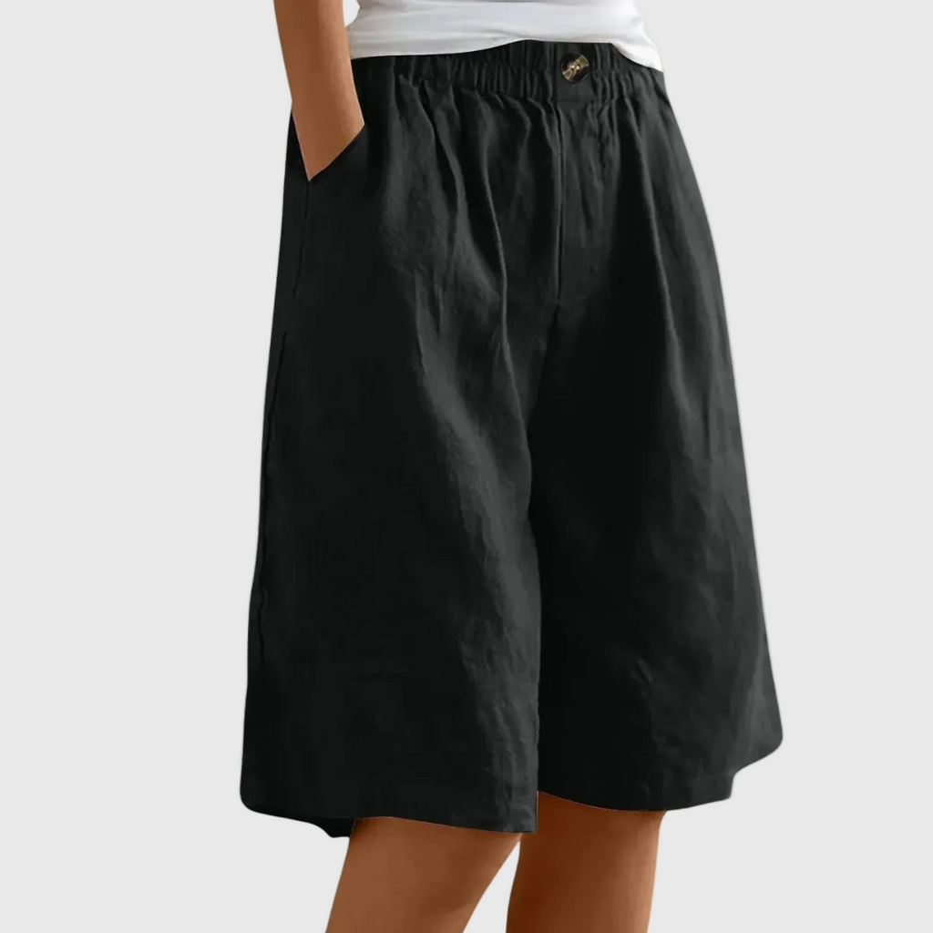 Anne | Ruime, Comfortabele Shorts met Elastische Taille