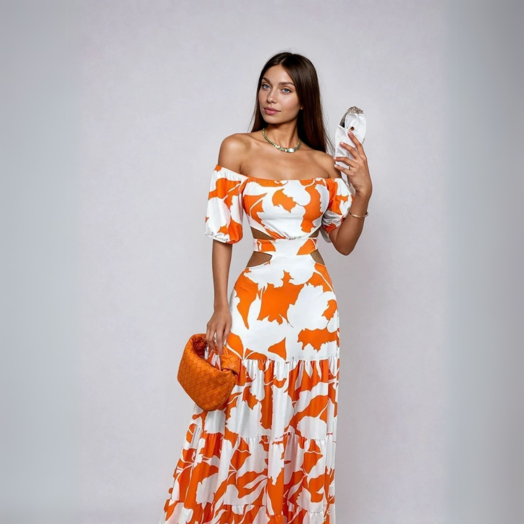 Stella™ — Getailleerde Maxijurk