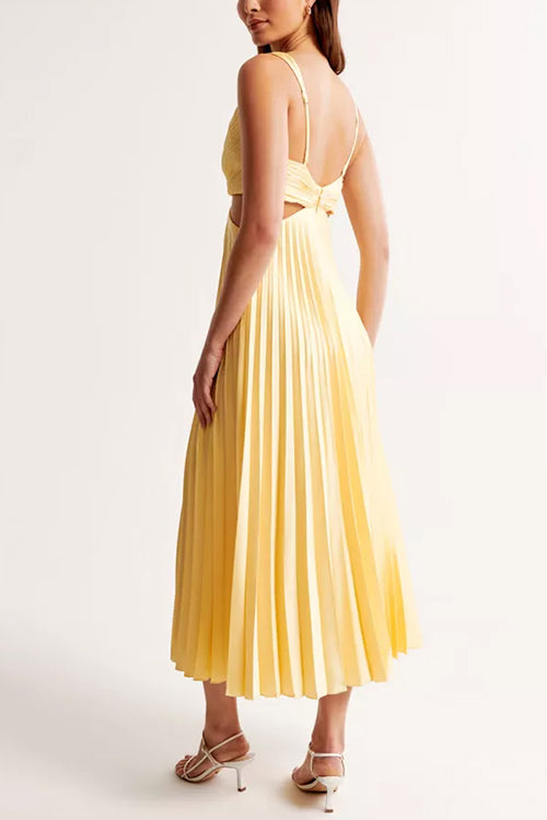 Elsa™ — Elegant Plissé Maxi jurk