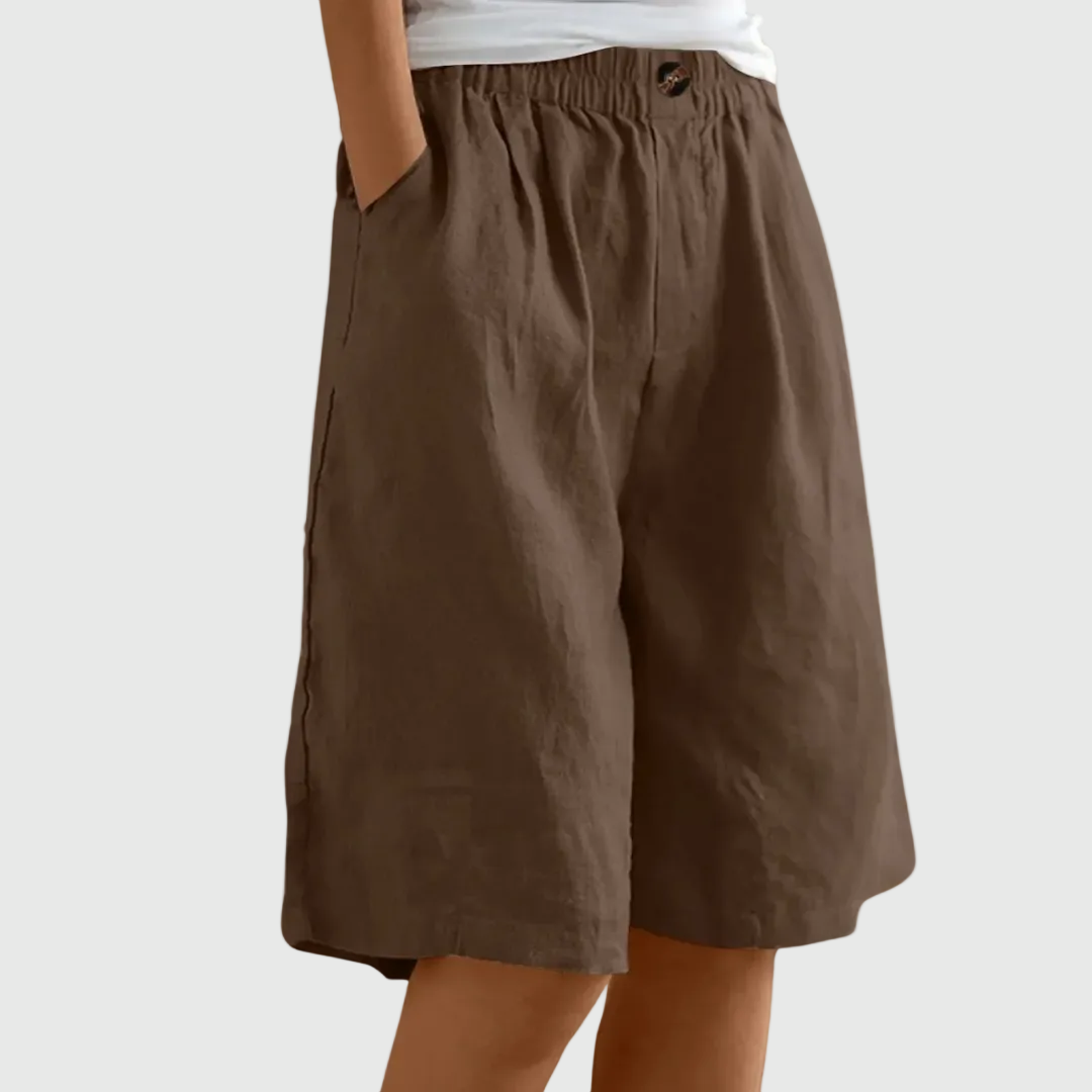 Anne | Ruime, Comfortabele Shorts met Elastische Taille