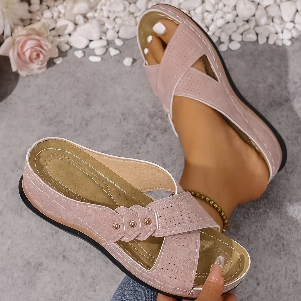 Estelle | Comfort-Wedgesandalen met Ergonomisch Voetbed