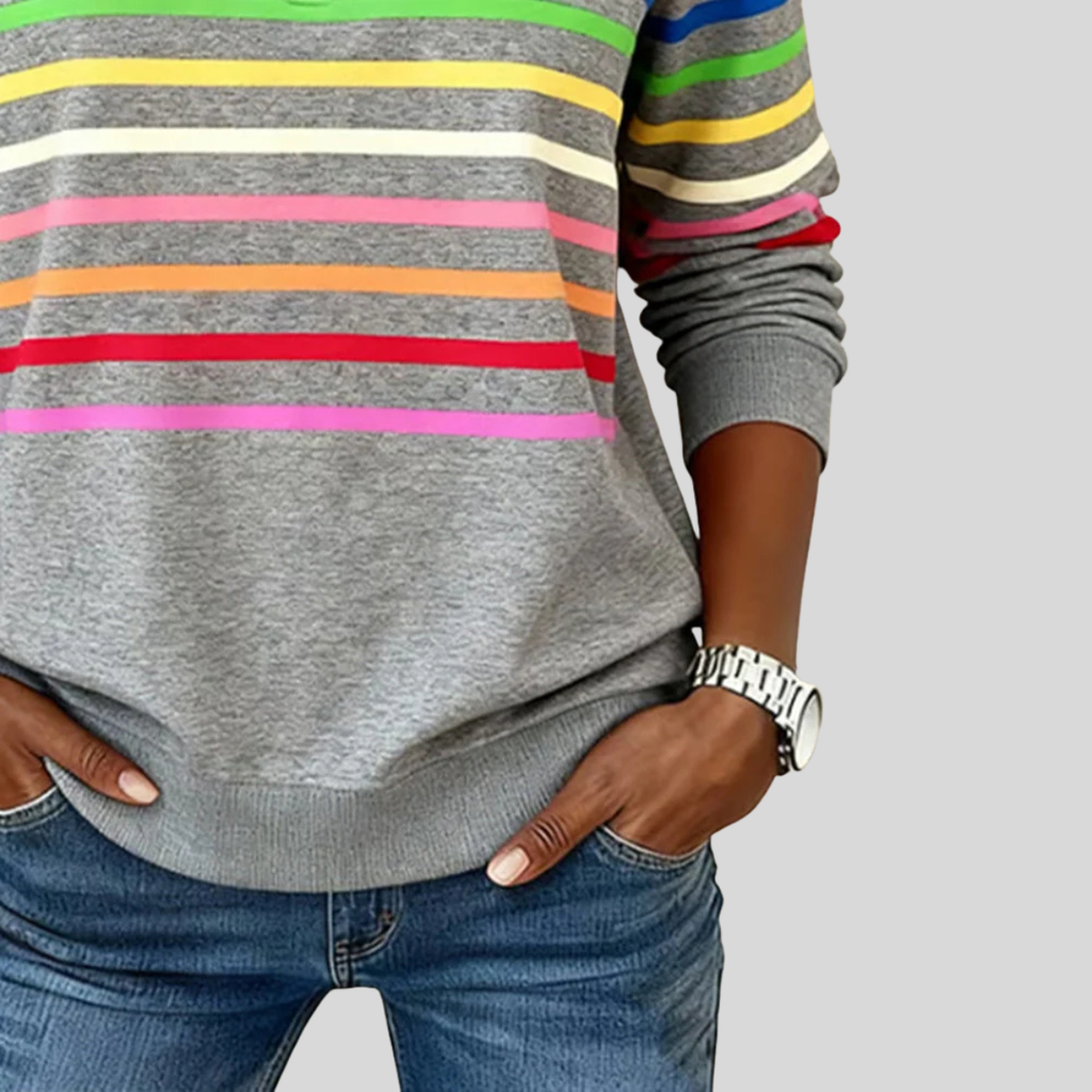 Mila | Sportieve Half-Rits Sweater