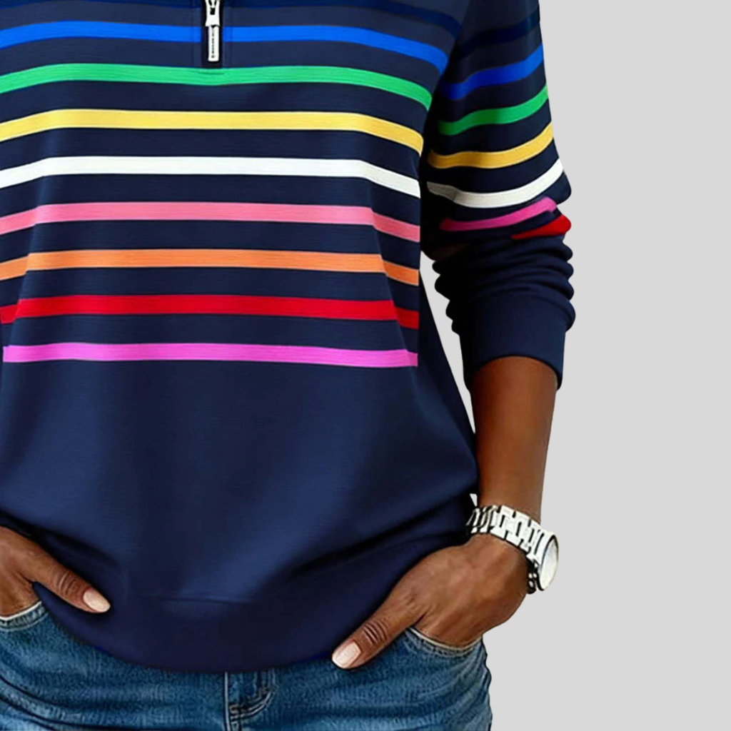Mila | Sportieve Half-Rits Sweater