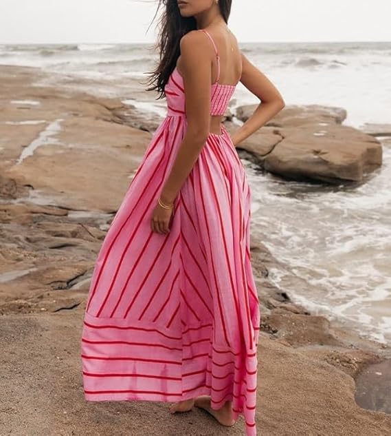 Rosa™ — Sunset Vibes Maxi Jurk