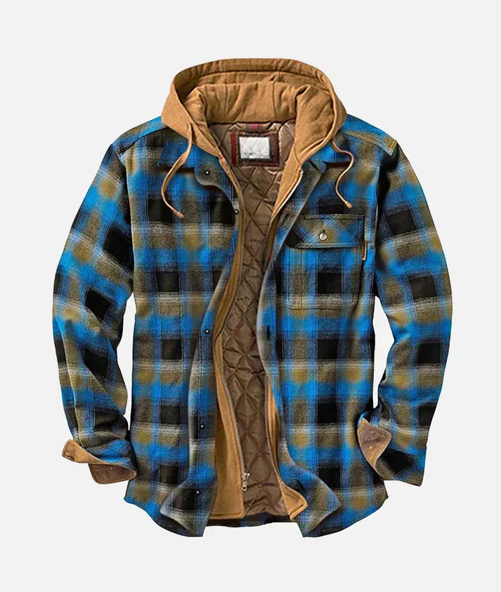 Varel | Patchwork blazer met ruitpatroon