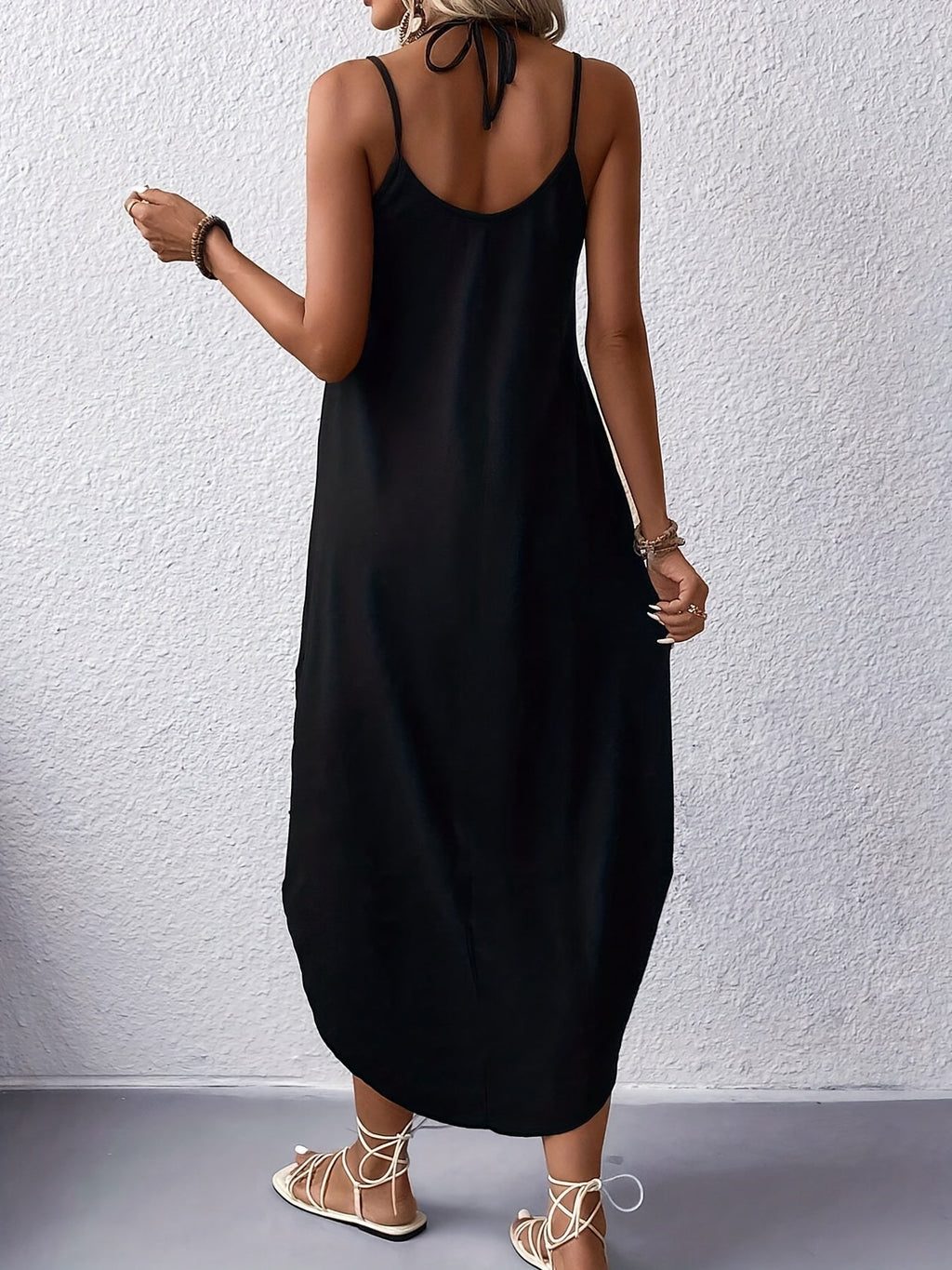 Élisa™ — Sexy Halterjurk met Print