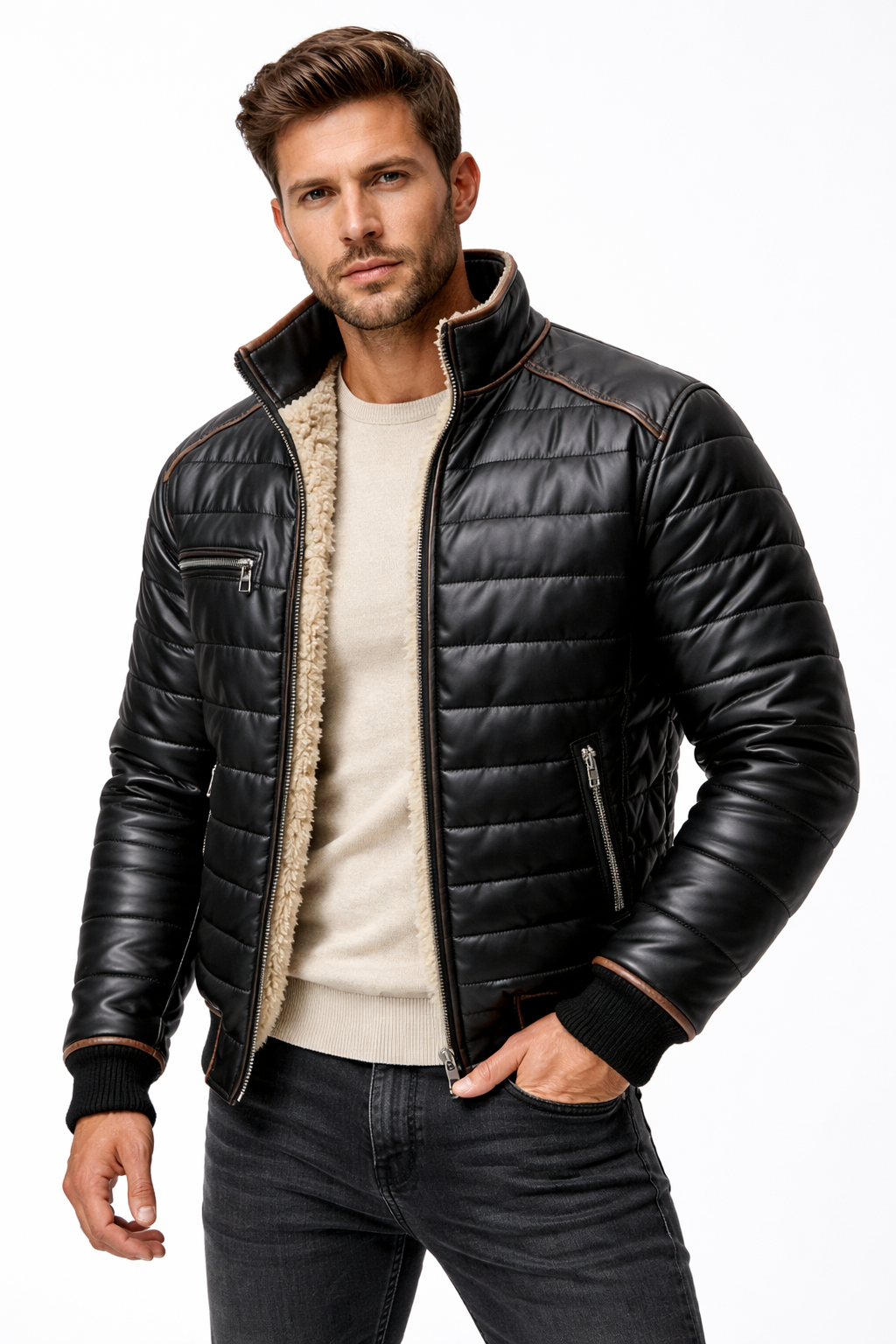 Aldrin | Luxe Gewatteerde Jas
