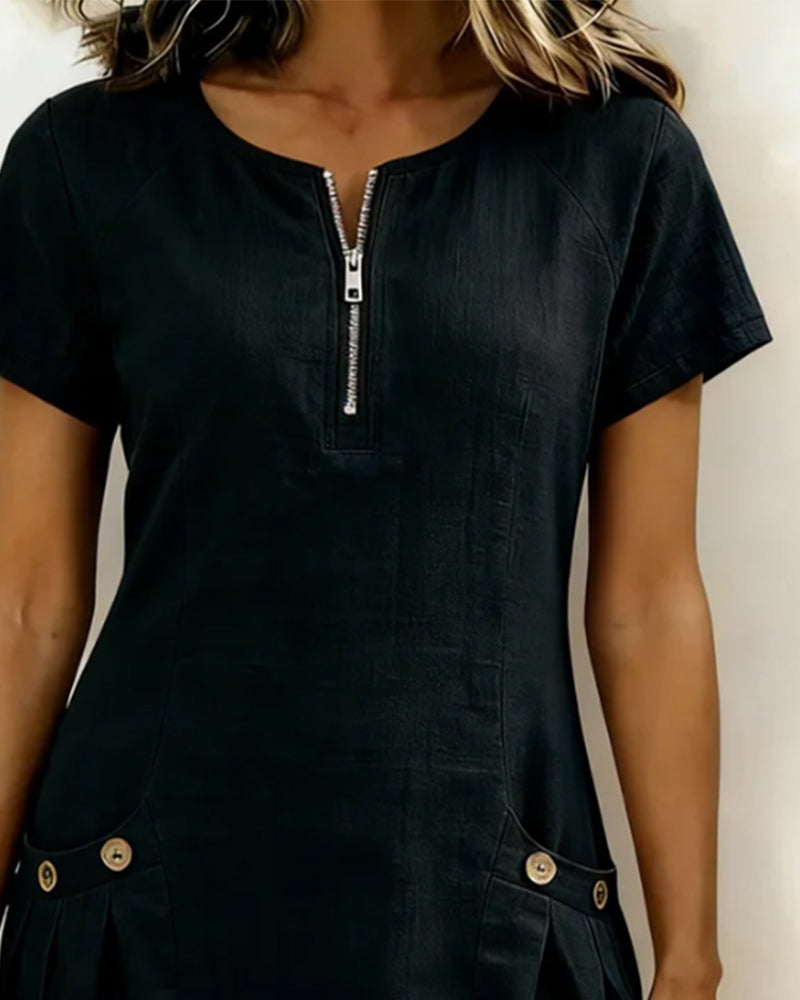 Lina™ Jurk – Tijdloze elegantie voor elke dag