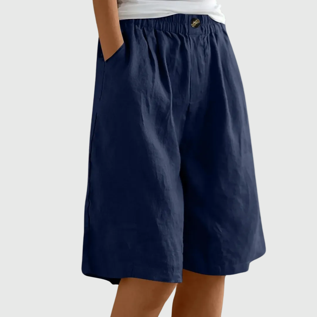 Anne | Ruime, Comfortabele Shorts met Elastische Taille