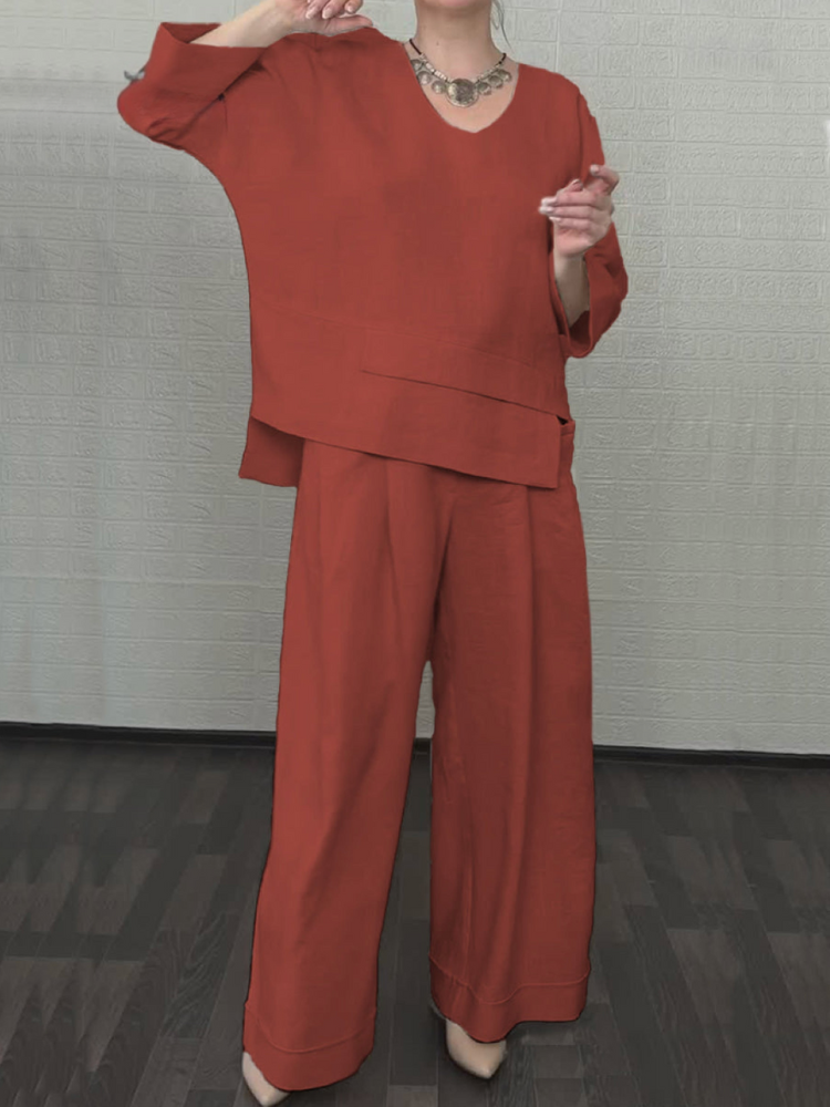 Renaya™ — Relaxte Set van Katoen & Linnen