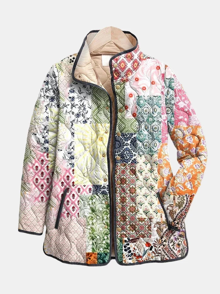 Gequilte Patchwork Boheemse Jas Florence