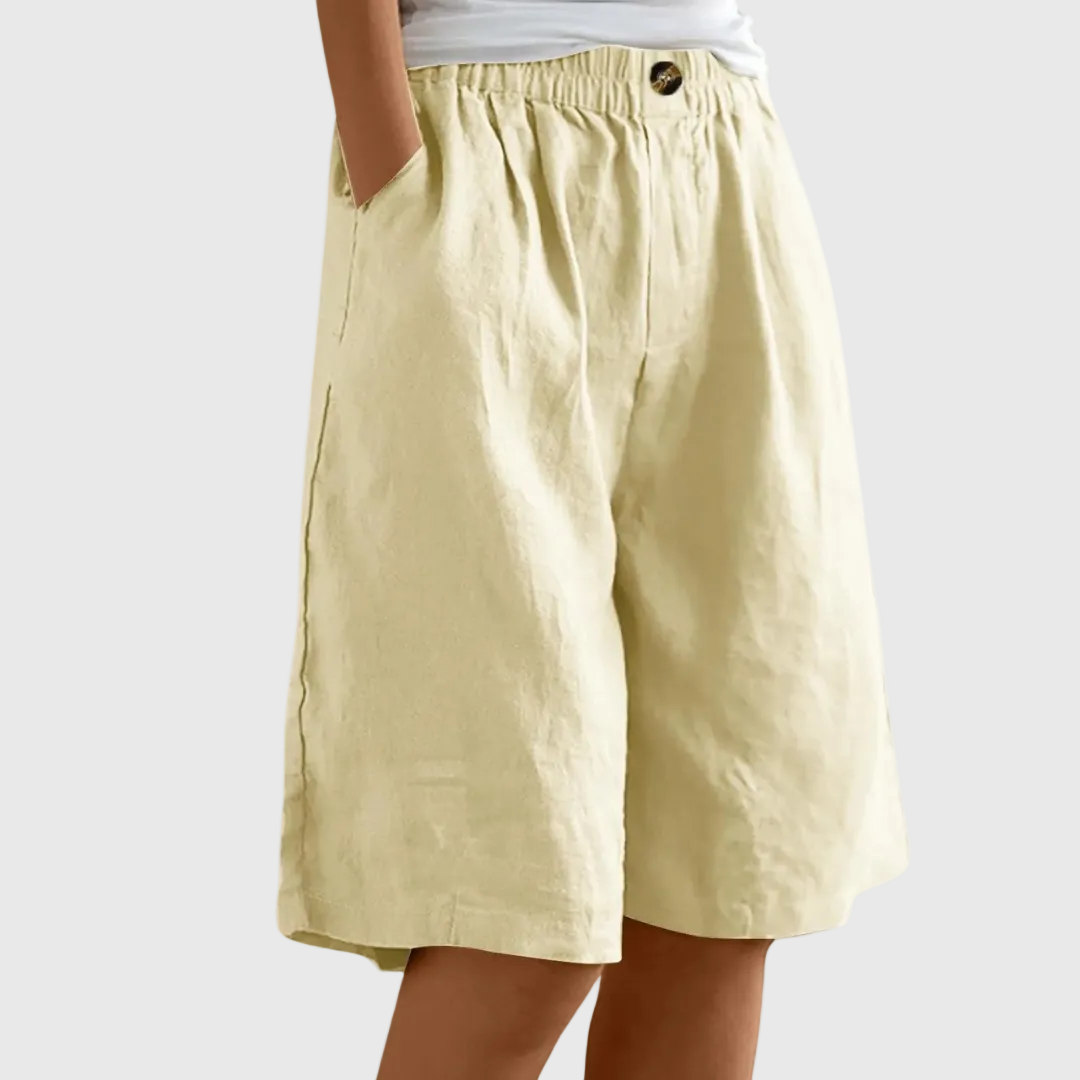 Anne | Ruime, Comfortabele Shorts met Elastische Taille