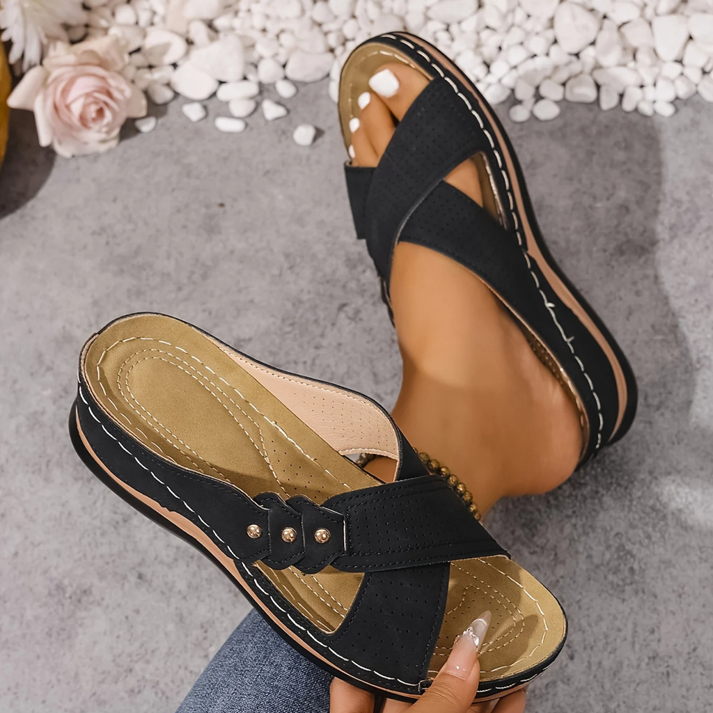 Estelle | Comfort-Wedgesandalen met Ergonomisch Voetbed