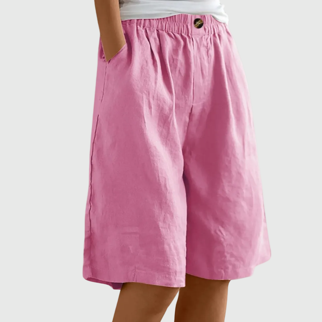 Anne | Ruime, Comfortabele Shorts met Elastische Taille