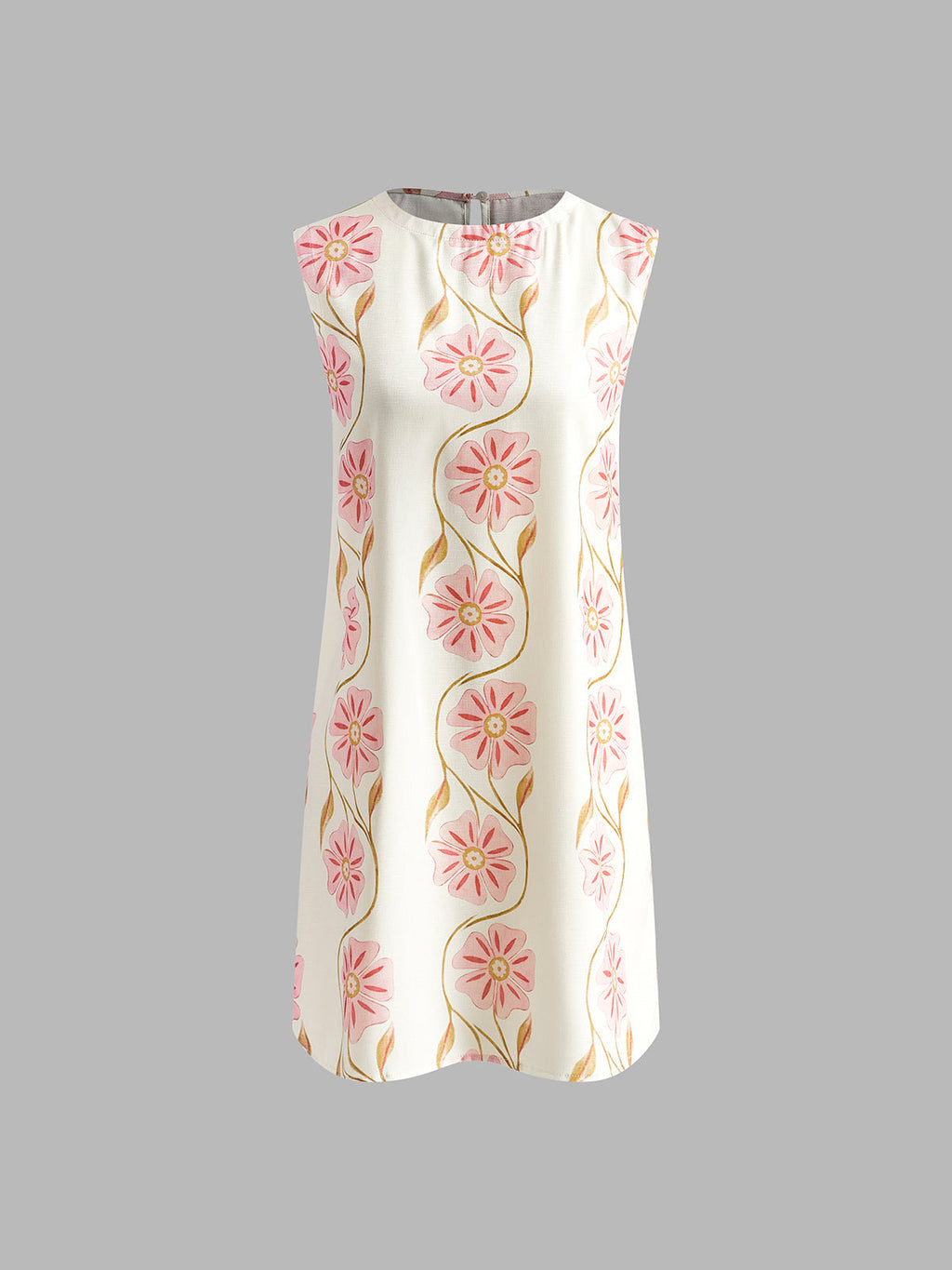 Ottavia™ — Mouwloze Zomerjurk met Romantische Print