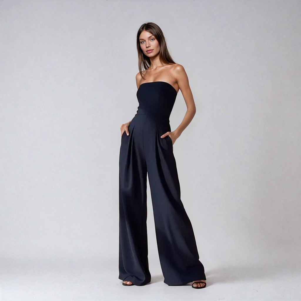 Ceria™ — Elegante Strapless Jumpsuit