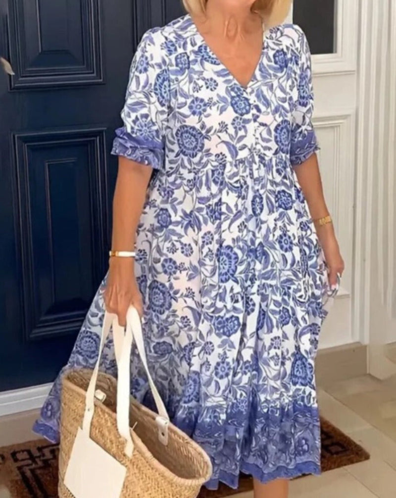 Lia™ — Elegante & Luchtige Bloemenjurk