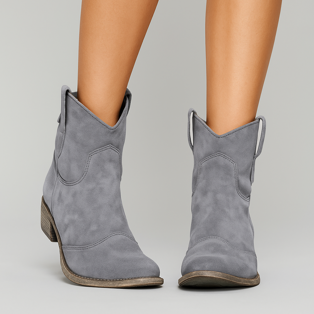 Thalia™ — Vintage Cowboy Enkellaarzen