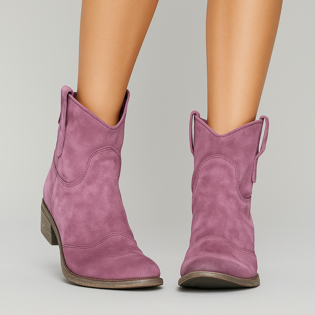 Thalia™ — Vintage Cowboy Enkellaarzen