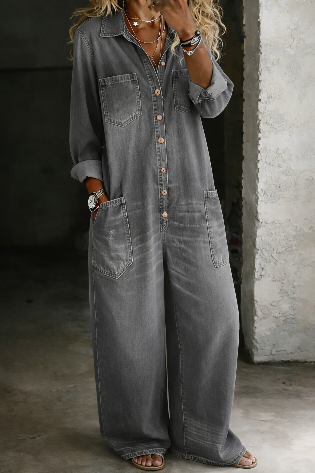 Lena | Comfortabele casual salopet