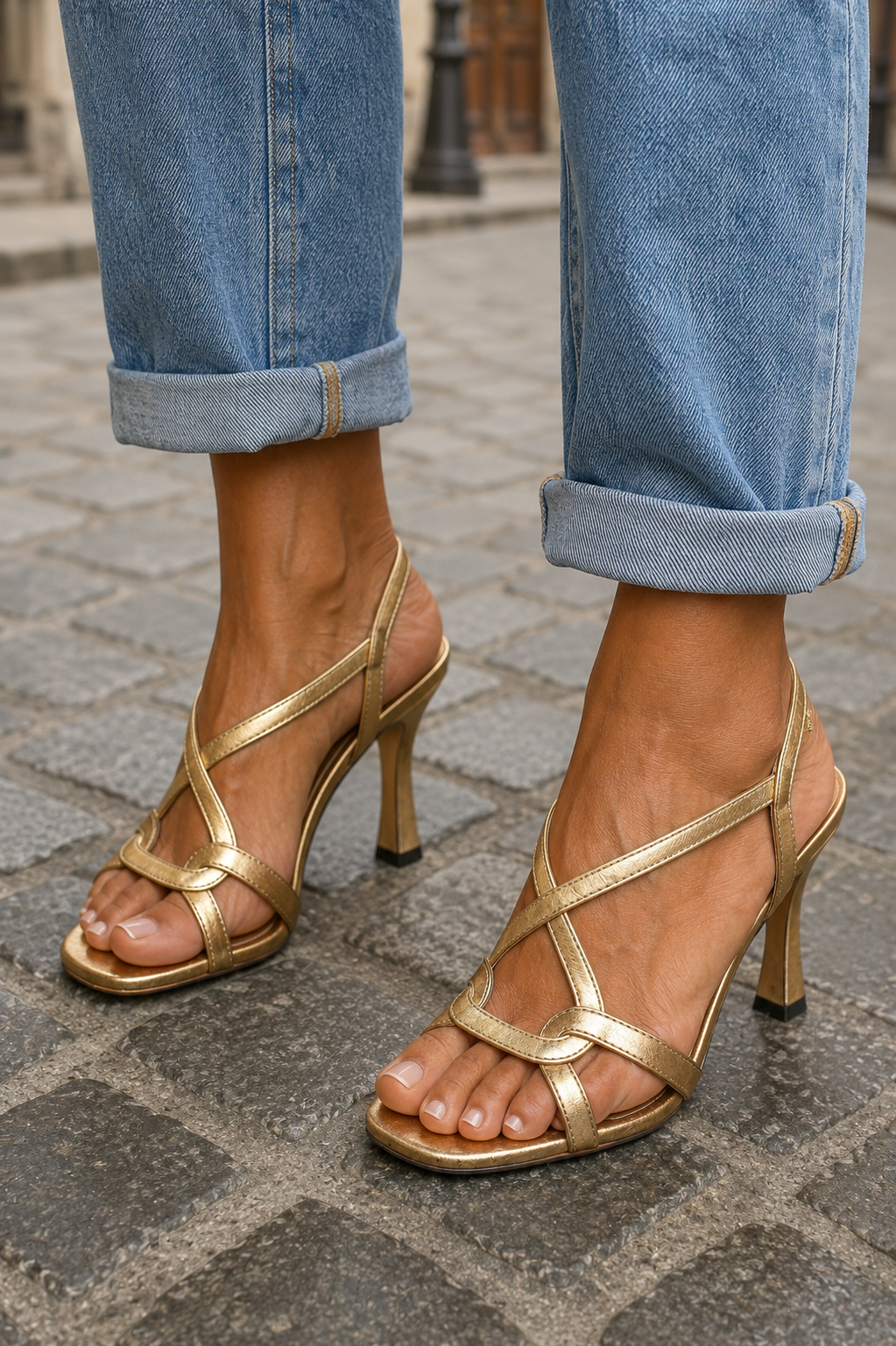 Eva | Gouden Zomer Charme Hakken