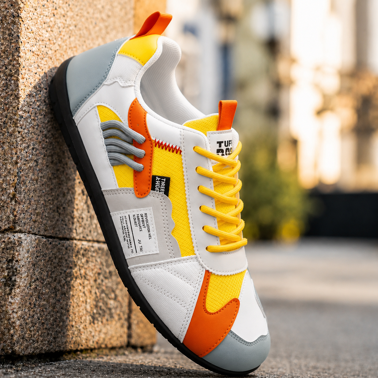 Varel | Retro Sneakers met Kleurrijke Accenten