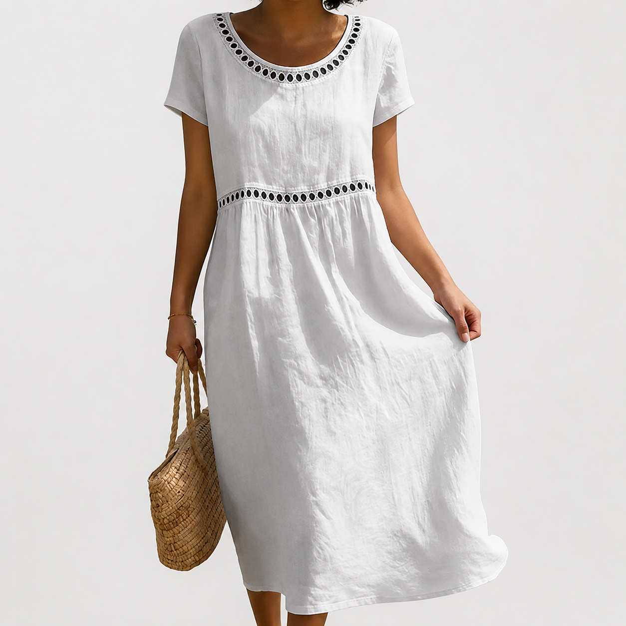 Livia | Geborduurde Jurk
