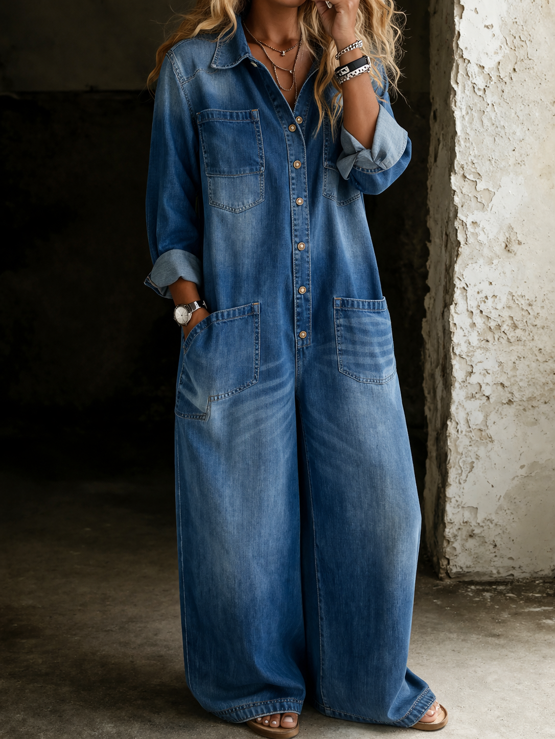 Lena | Comfortabele casual salopet