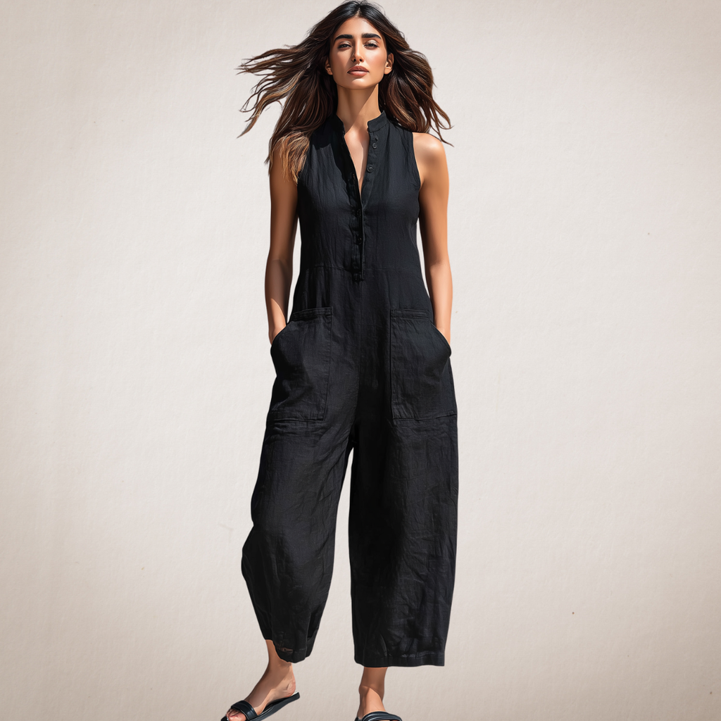 Cindy | Elegante mouwloze jumpsuit