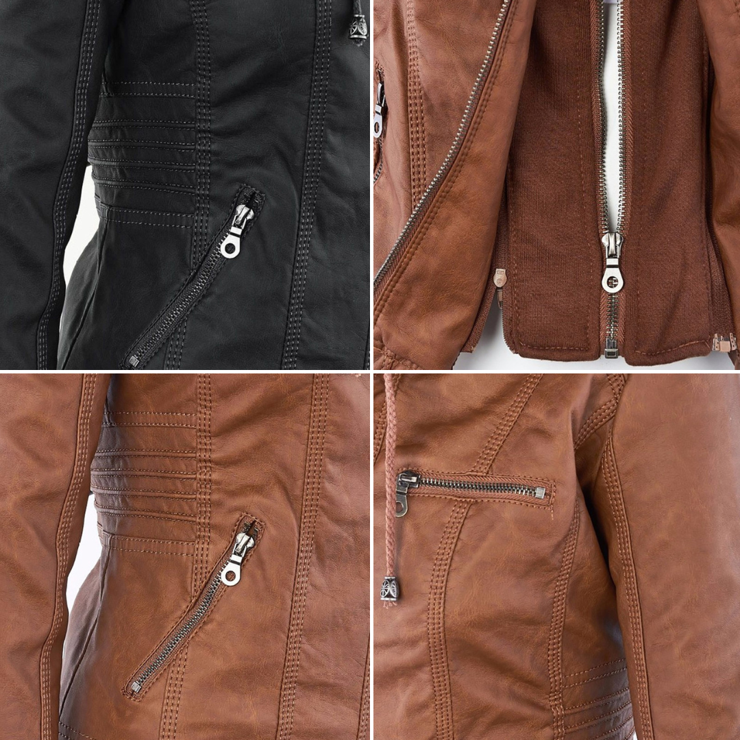 Aveline | Robuust en Elegant Leren Jack