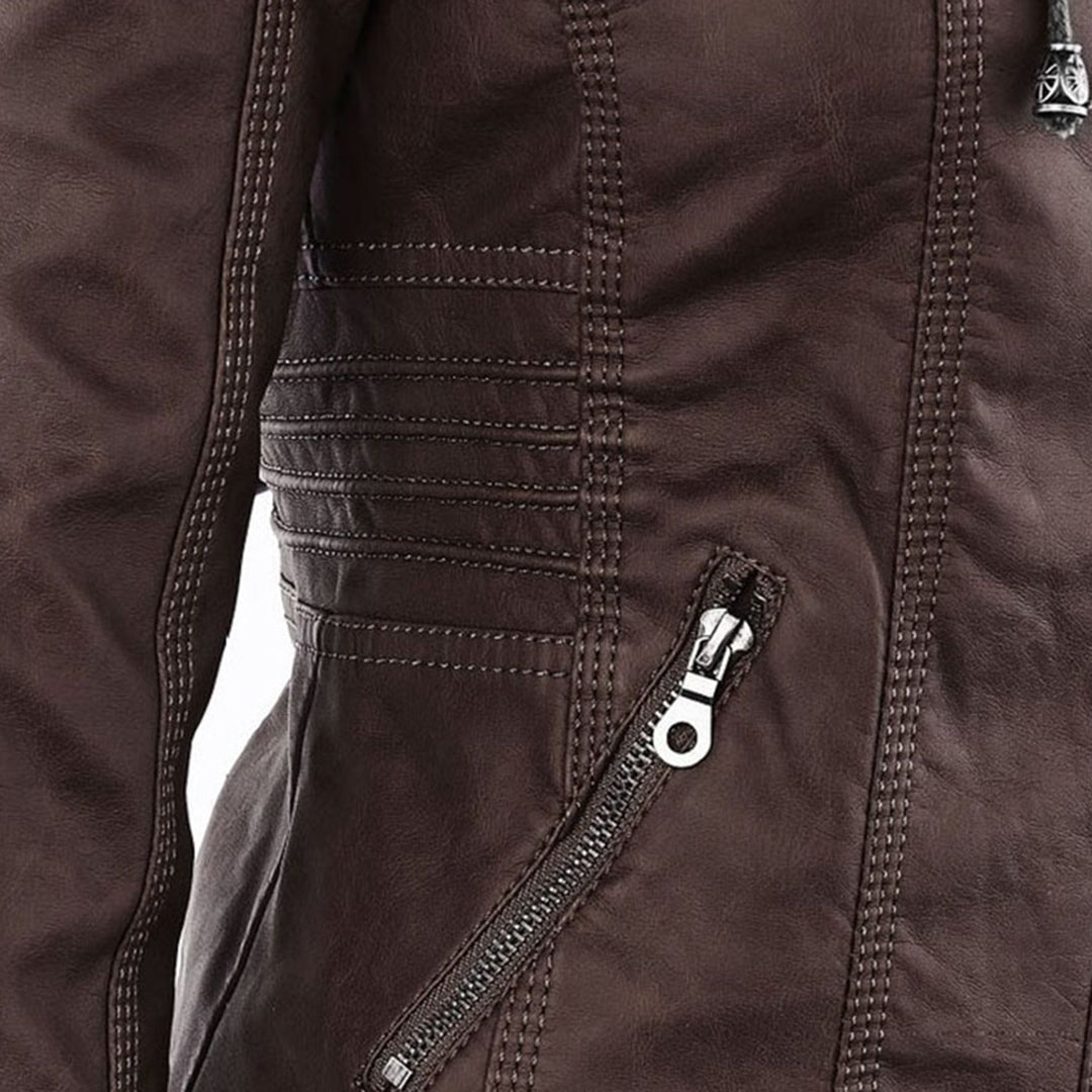 Aveline | Robuust en Elegant Leren Jack