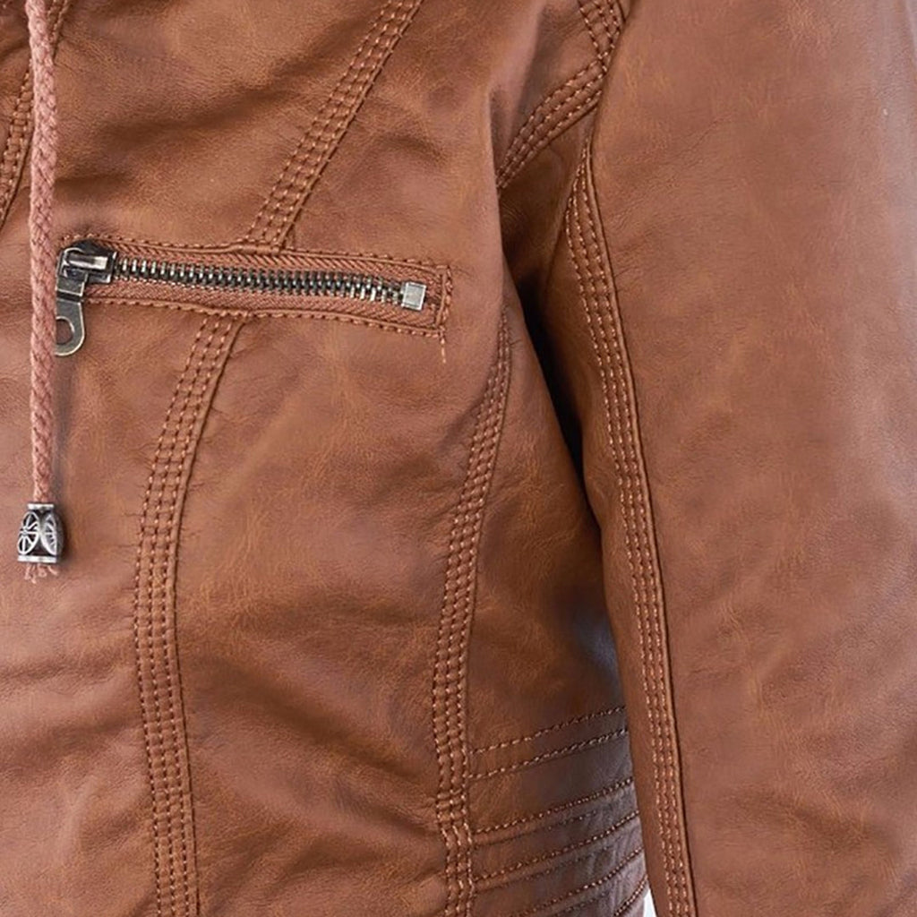 Aveline | Robuust en Elegant Leren Jack