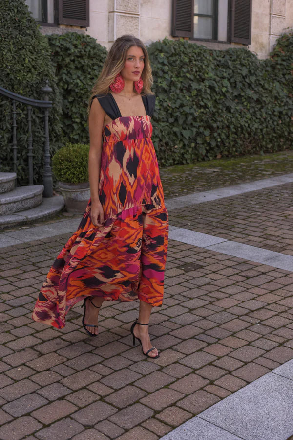 Juliette™ — Zwierige Maxi-jurk met Romantische Print
