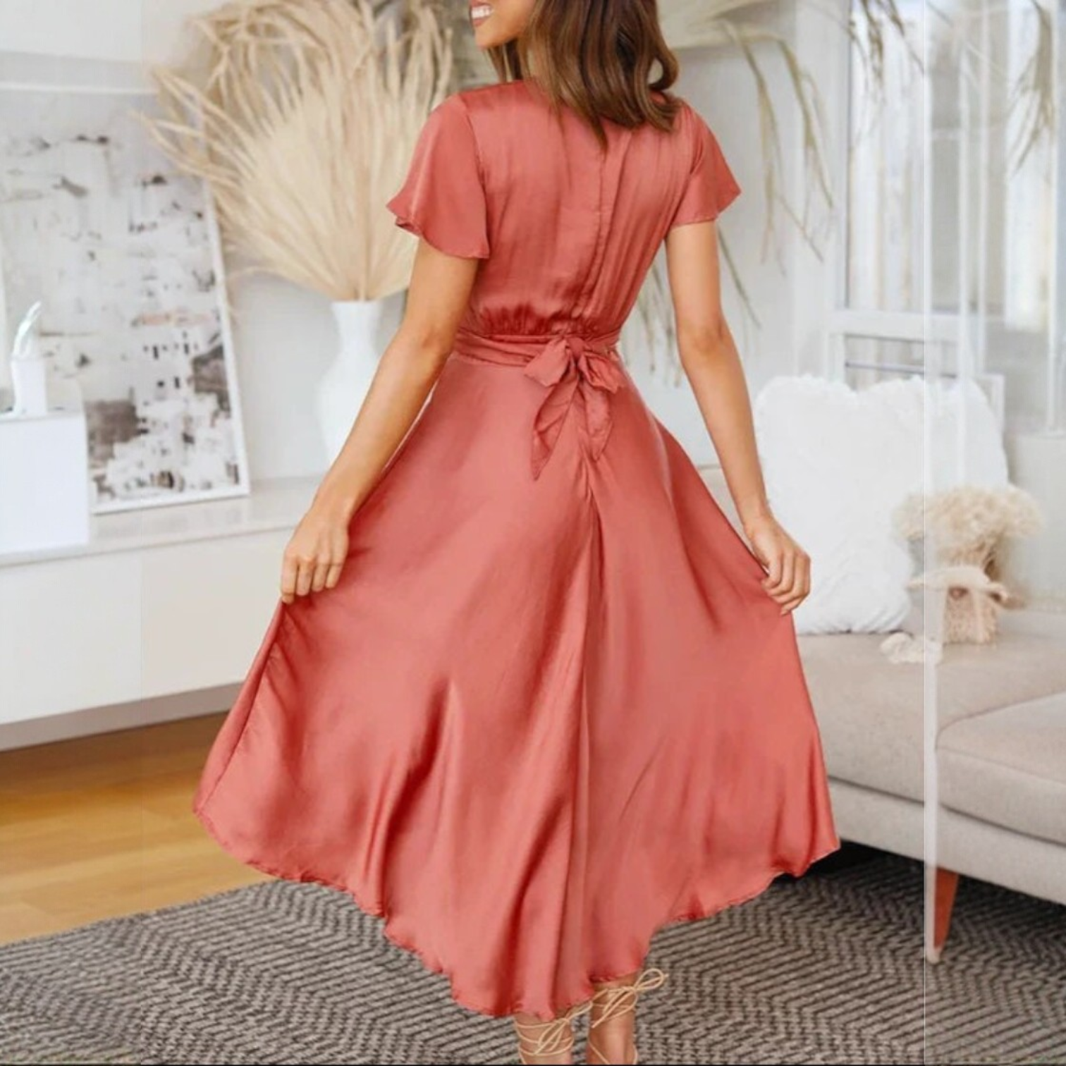 Ella™ — Rosewood Jurk