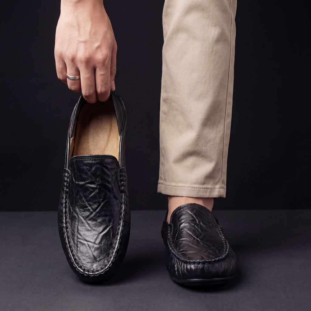 Sem | Leren mocassins