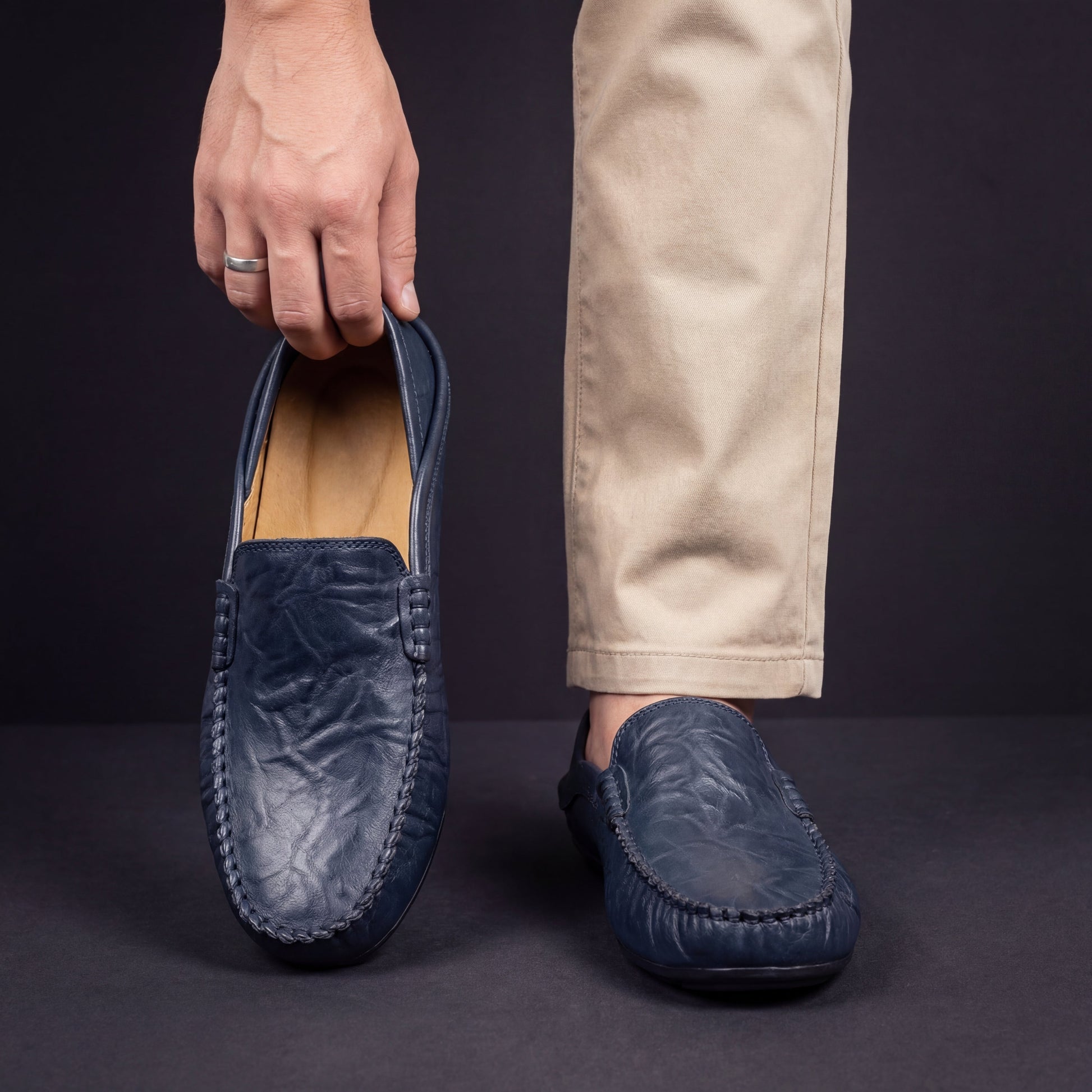 Sem | Leren mocassins