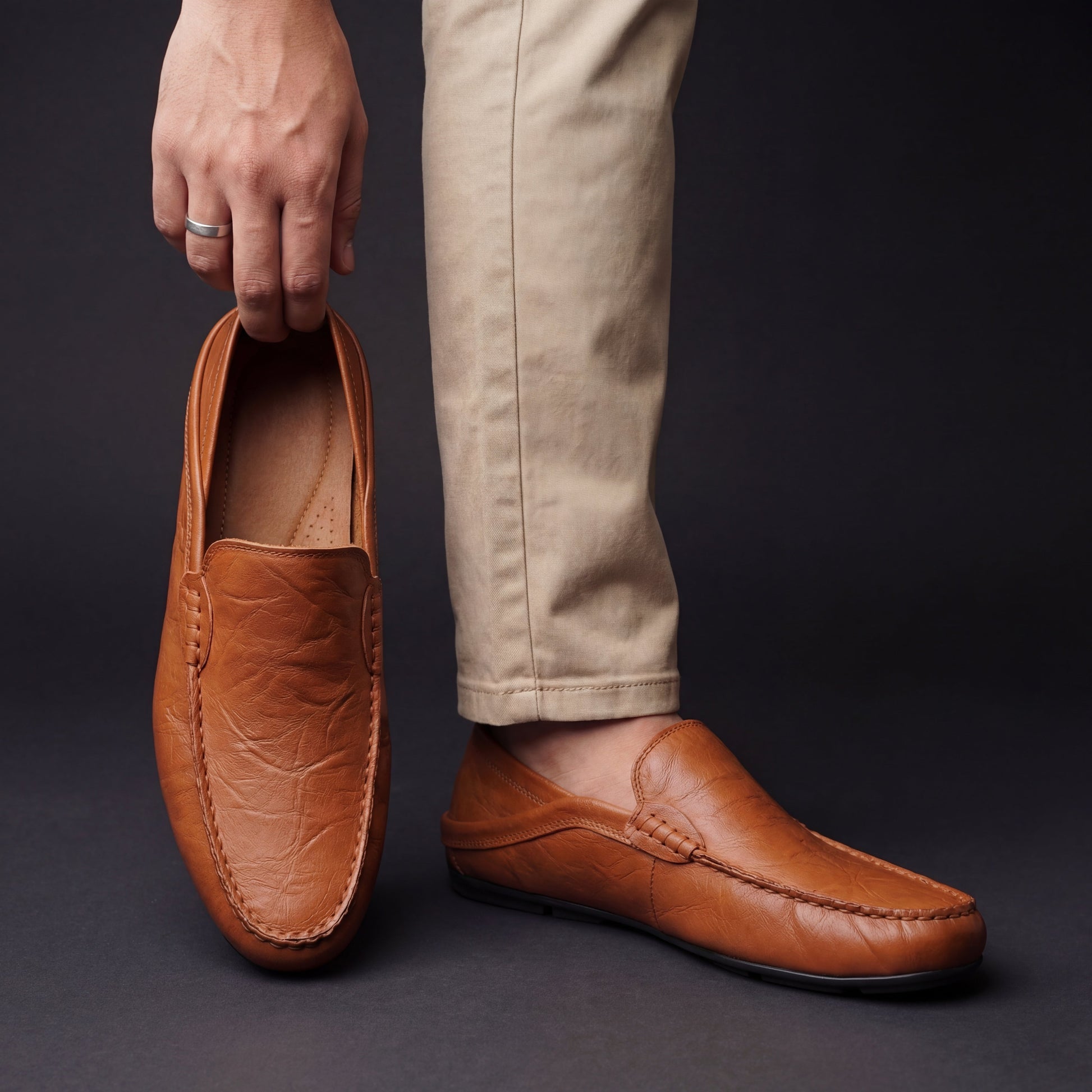 Sem | Leren mocassins