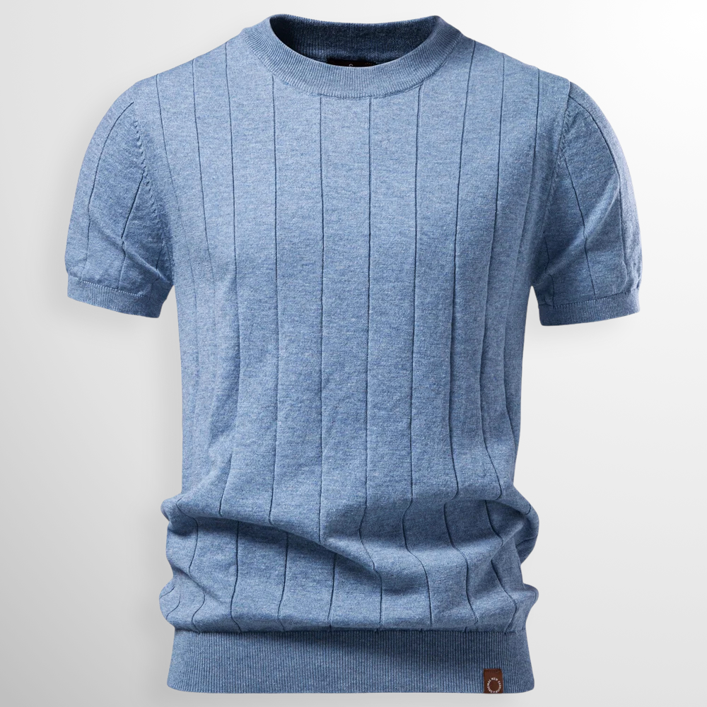 Luuk | Luxe Geribde T-Shirt