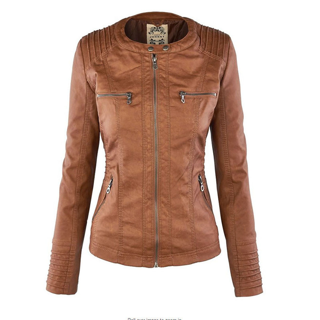 Aveline | Robuust en Elegant Leren Jack