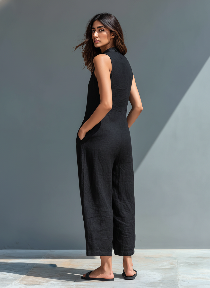 Cindy | Elegante mouwloze jumpsuit