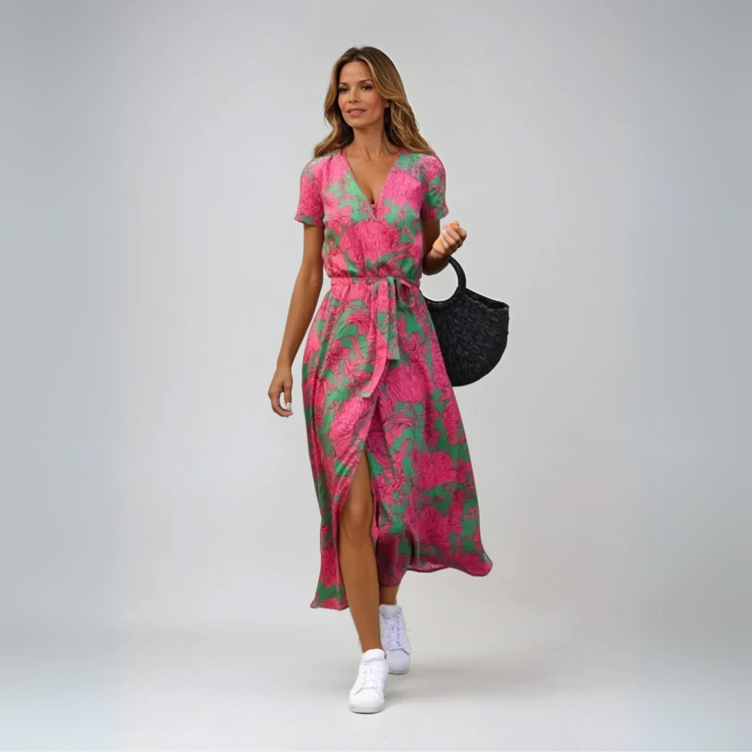 Suzanne™ — Elegante Jurk met V-hals