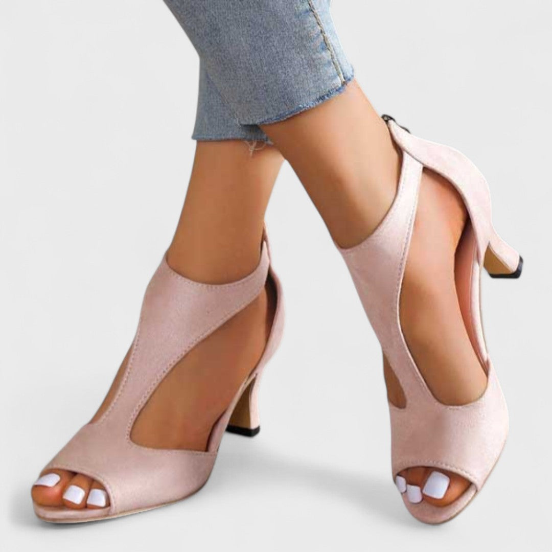 Zorine - orthopedische sandalen met hakken