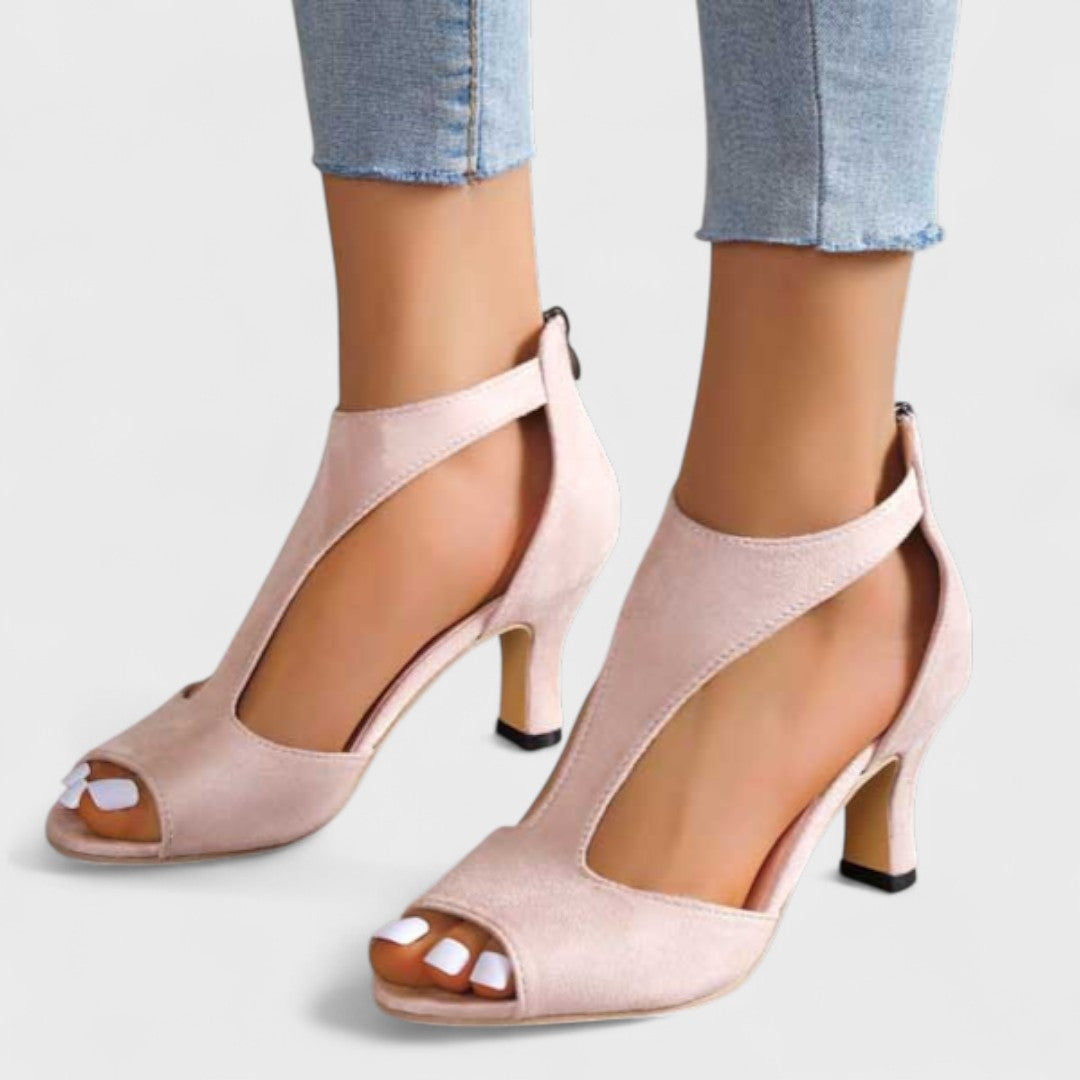 Zorine - orthopedische sandalen met hakken