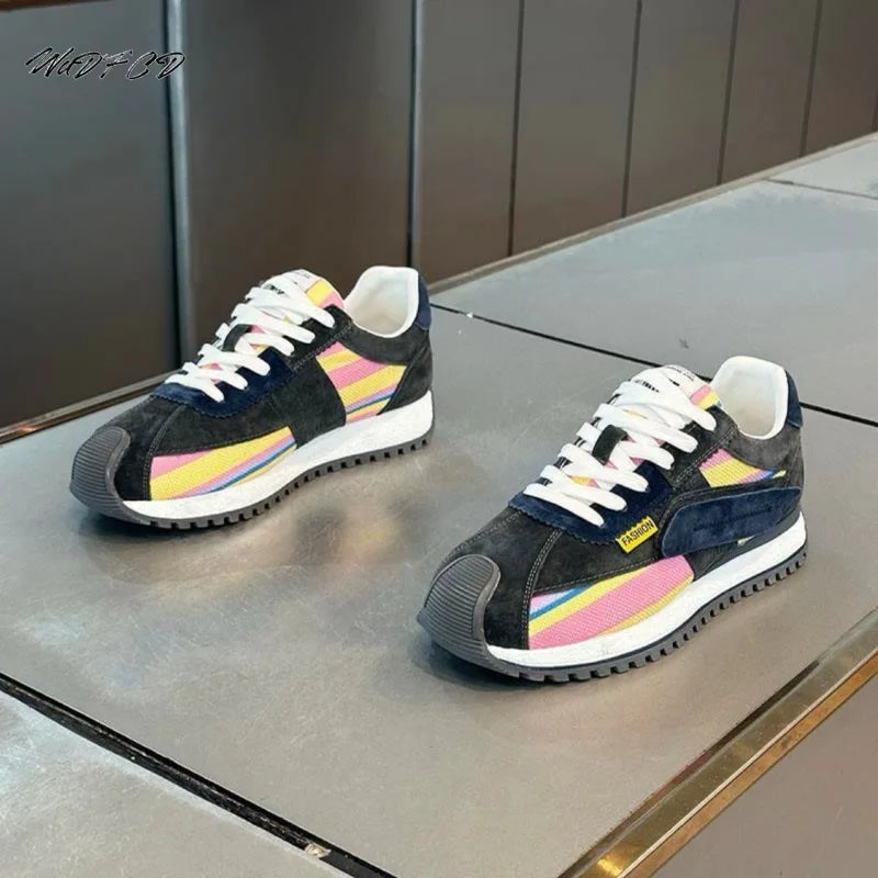 Piero | Retro-sneakers voor heren met een dynamisch ontwerp
