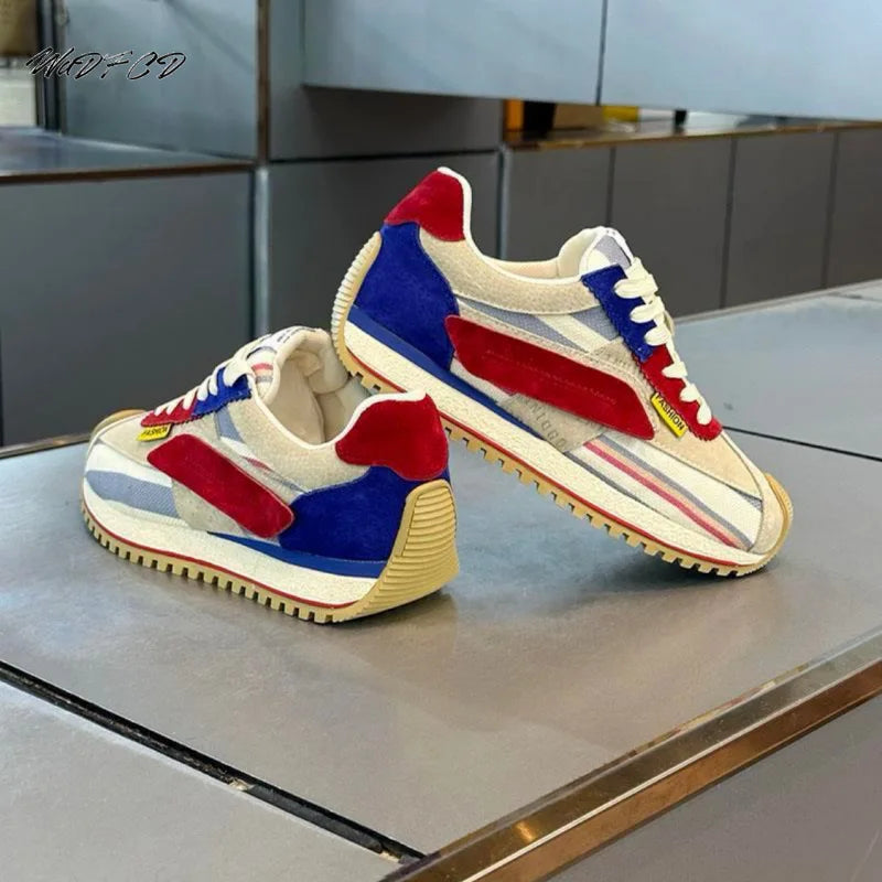 Piero | Retro-sneakers voor heren met een dynamisch ontwerp