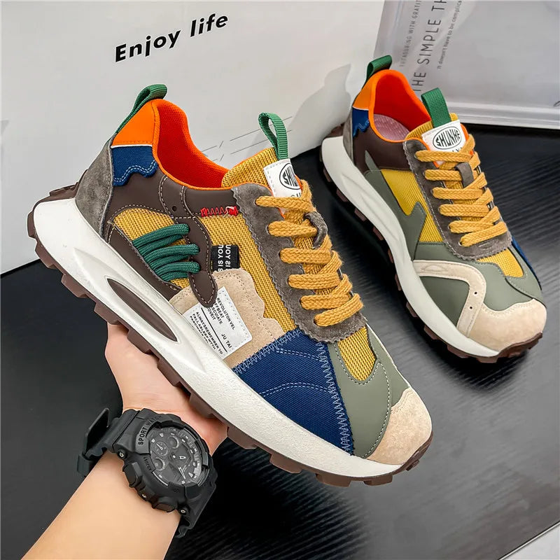 Sandro | Retro Sneakers Outdoor Voor Heren Met Een Vastberaden Karakter